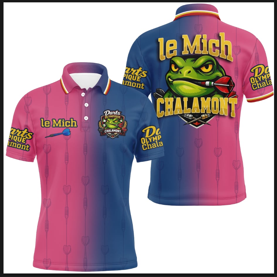 Polo Fléchettes Personnalisé Club | Maillot Darts Sublimation