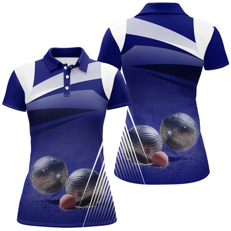 Ensemble Pétanque Bleu Marine – Polo et Short Technique pour Homme & Femme - A03122406 - Polo femme