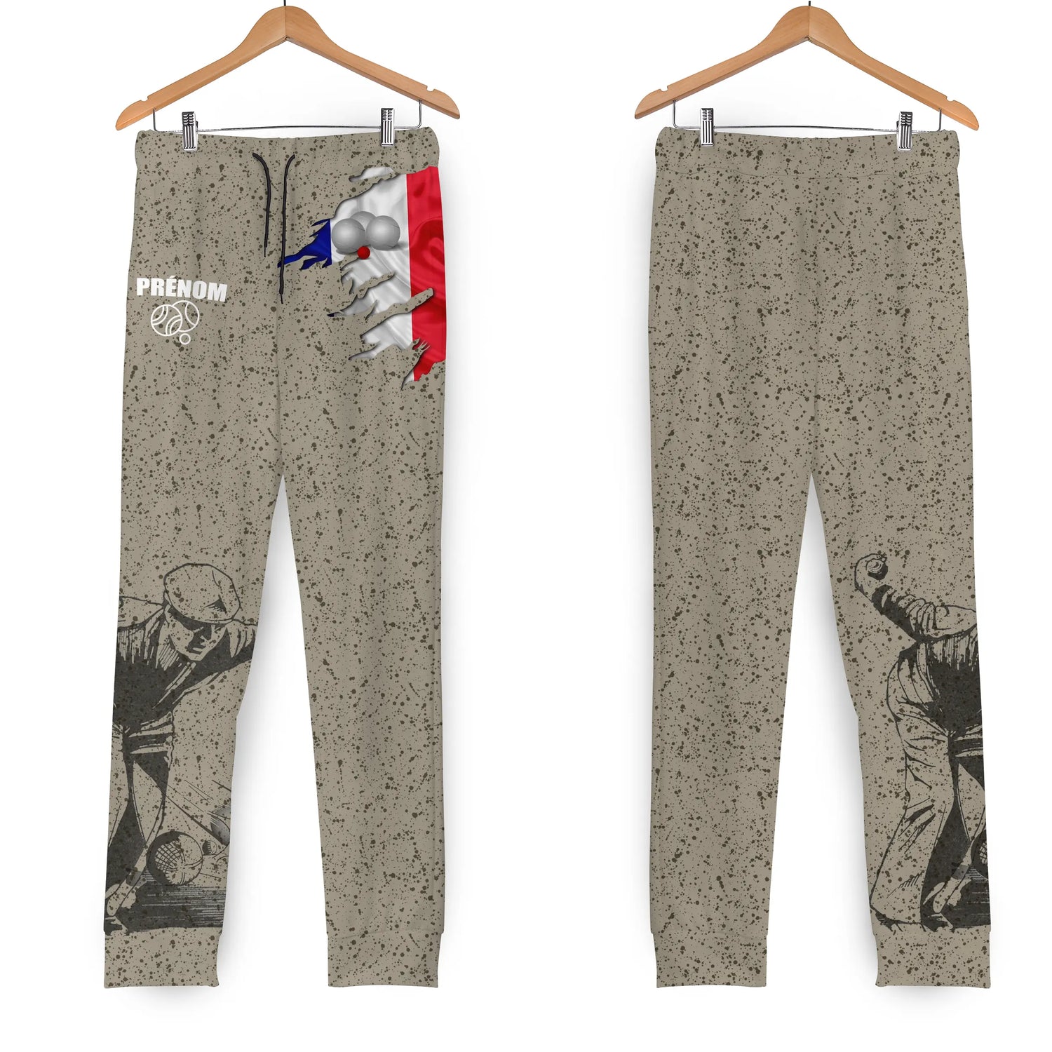 Tenue Pétanque France Personnalisable – Polo & Pantalon Design Tricolore - A08112401 - Pantalon
