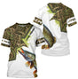Pêche Du Brochet, Les Carnassiers, Cadeau Original Pêcheur, Peau Du Brochet, Camouflage, Cadeau Personnalisé, J'peux Pas J'ai Pêche - CTS12042203 T-shirt All Over Col Rond Unisexe