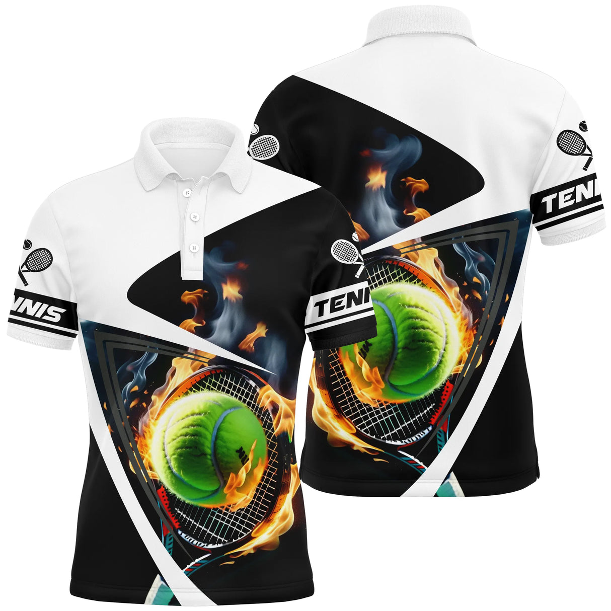 Polo et T-shirt Tennis "Flamme et IntensitĂ©" - Confort et Style Alpenext đ„đŸ - A09122406 - Polo Homme