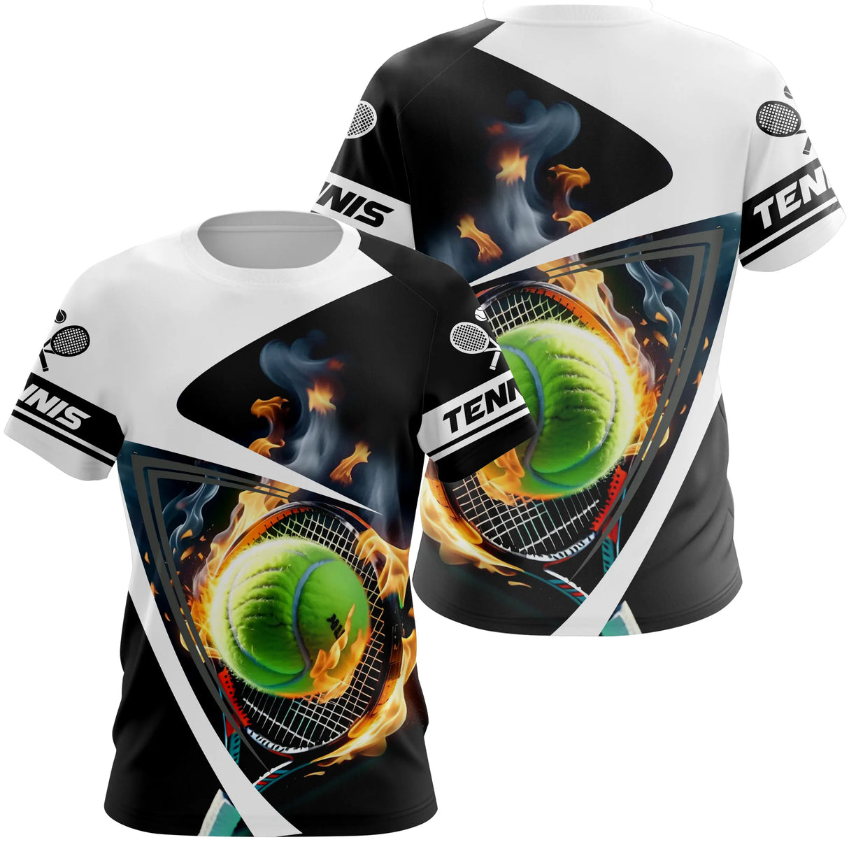 Polo et T-shirt Tennis "Flamme et IntensitĂ©" - Confort et Style Alpenext đ„đŸ - A09122406 - T-shirt Coton Femme