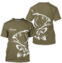T-shirt carpe personnalisé – Cadeau parfait pour passionnés de pêche - A10092404 - T-shirt