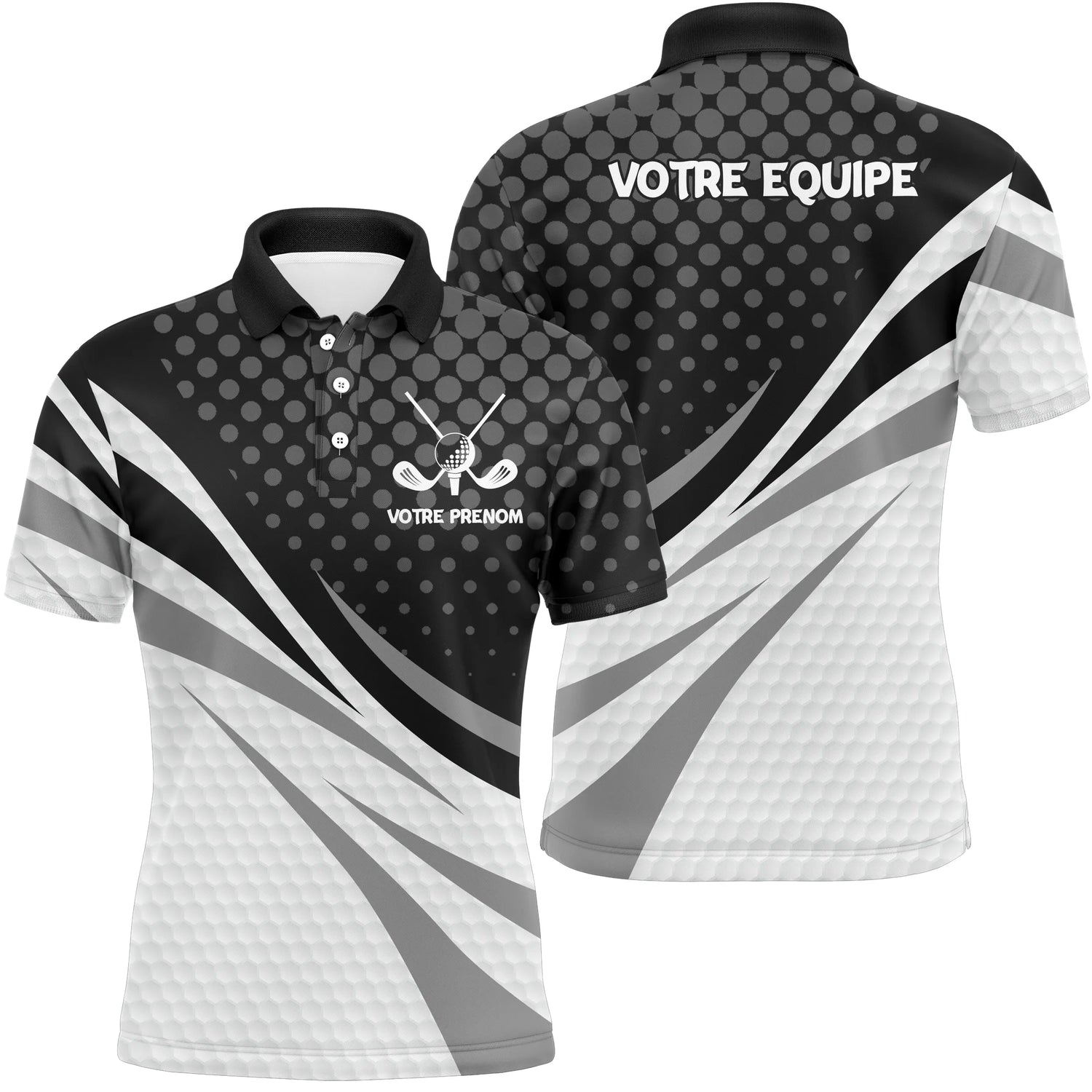 Polo Personnalisé Équipe Golf – Homme & Femme – Manches Courtes ou Longues - A10092409 - Polo Homme