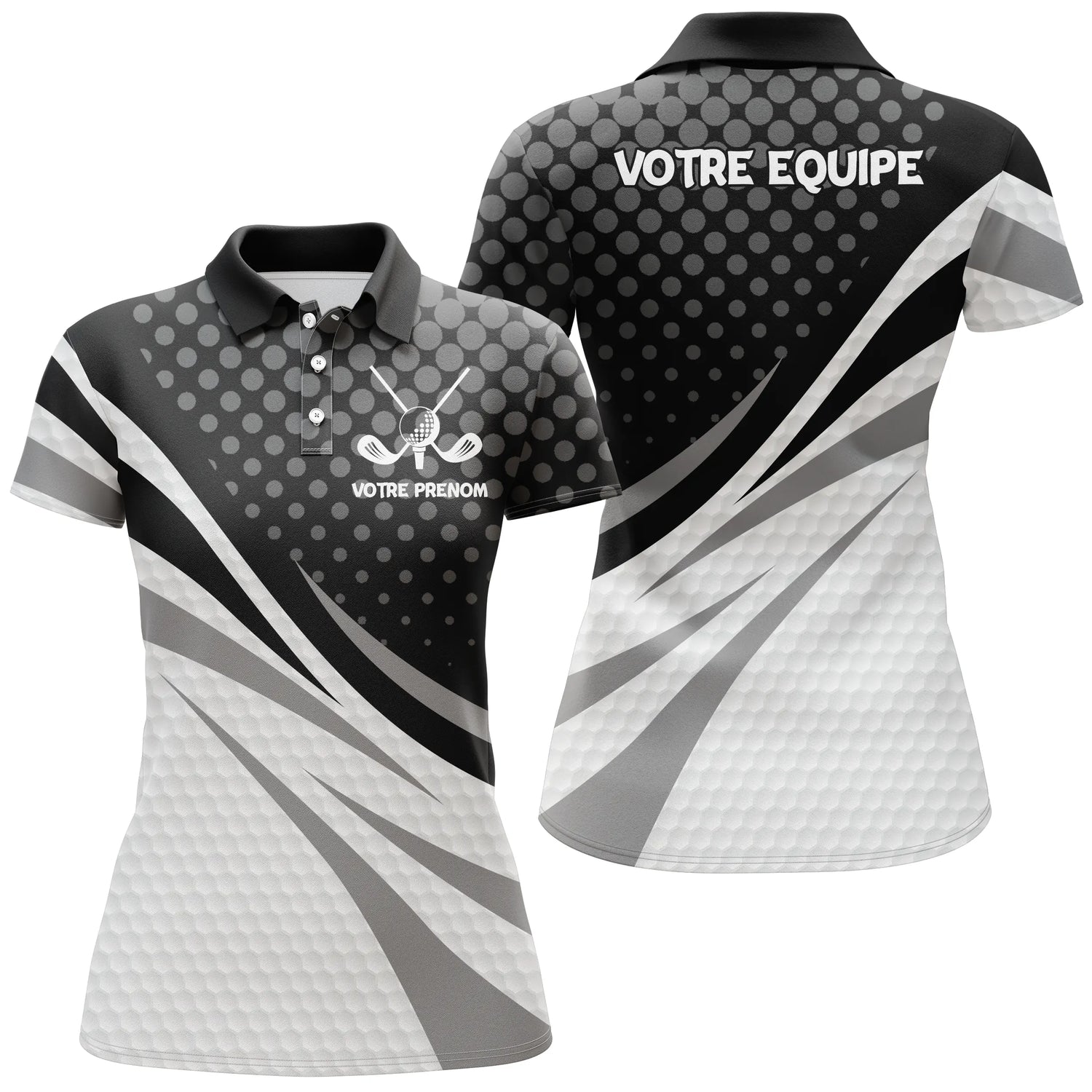 Polo Personnalisé Équipe Golf – Homme & Femme – Manches Courtes ou Longues - A10092409 - Polo Femme
