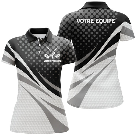 Polo Personnalisé Équipe Golf – Homme & Femme – Manches Courtes ou Longues - A10092409 - Polo Femme