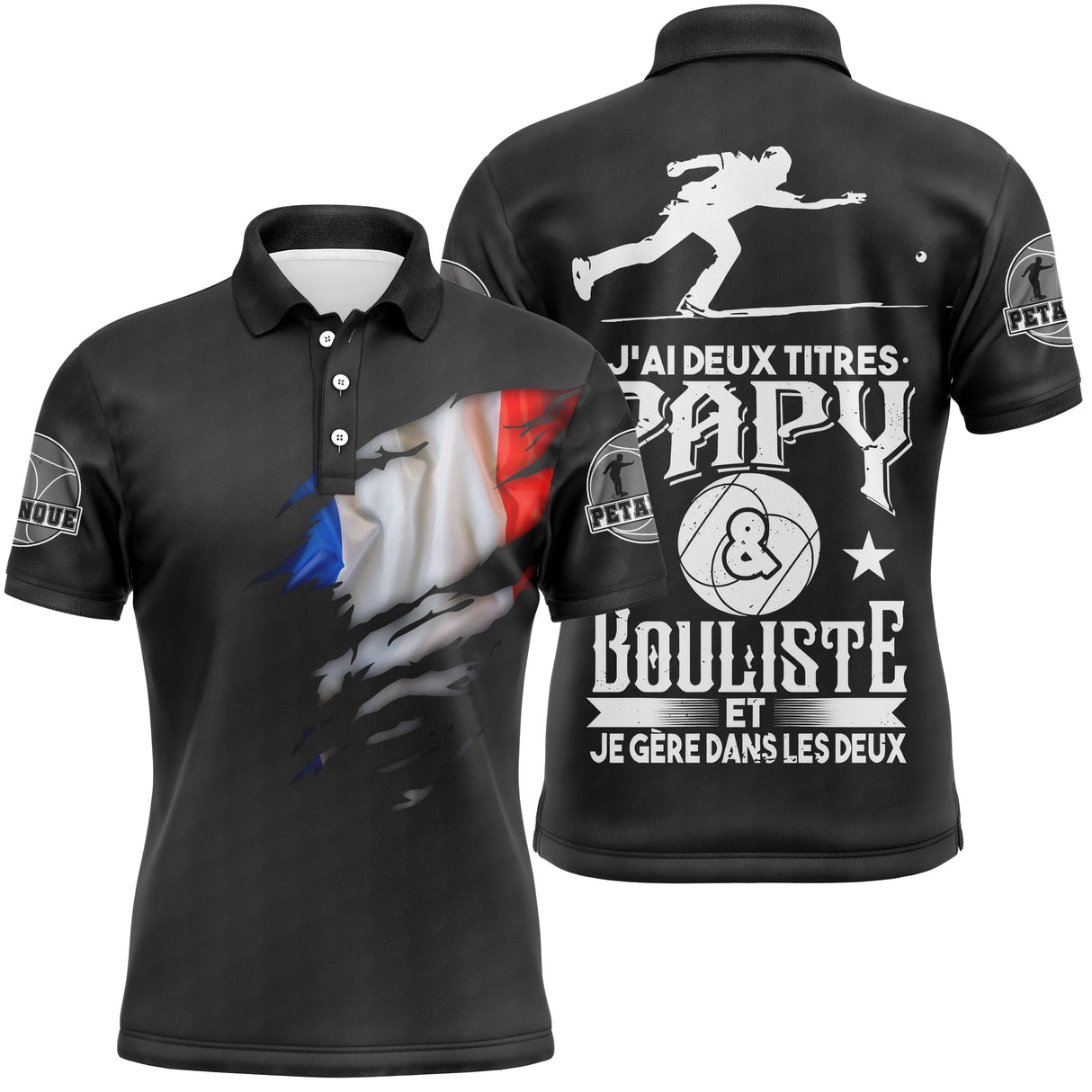 Maillot bowling personnalisé homme noir, variante coloris pour team et club