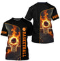 Sweatshirt & T-shirt Basketball Personnalisé - Design Flamme | Hoodie & Maillot Sport Unisexe - A16012501 - T-shirt