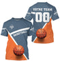 T-shirt Basketball Personnalisé – Idéal pour Équipe & Fans - A16012502 - t-shirt