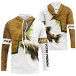 T-shirt Anti-UV Personnalisé Pêche Du Silure, Cadeau Original Pêcheur - CT16082212 Anti UV T-shirt à Capuche Unisexe