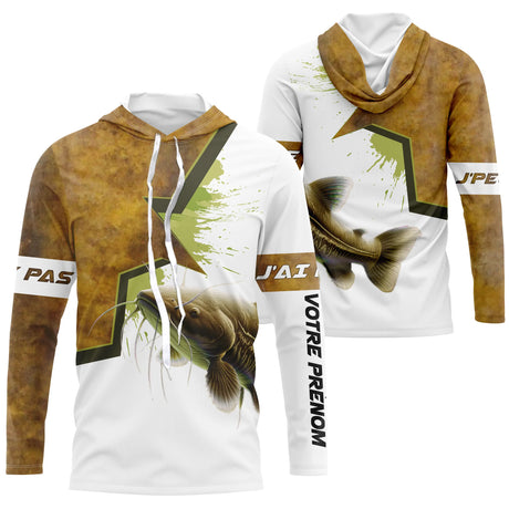 T-shirt Anti-UV Personnalisé Pêche Du Silure, Cadeau Original Pêcheur - CT16082212 Anti UV T-shirt à Capuche Unisexe