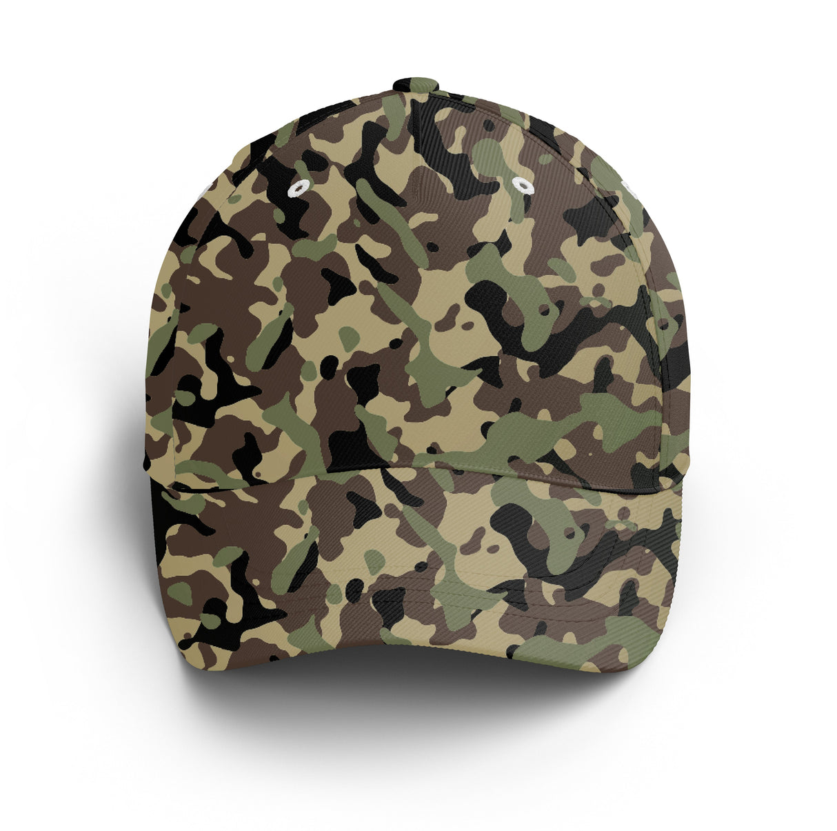 Casquette camouflage militaire vert kaki classique sous-bois nature unisexe