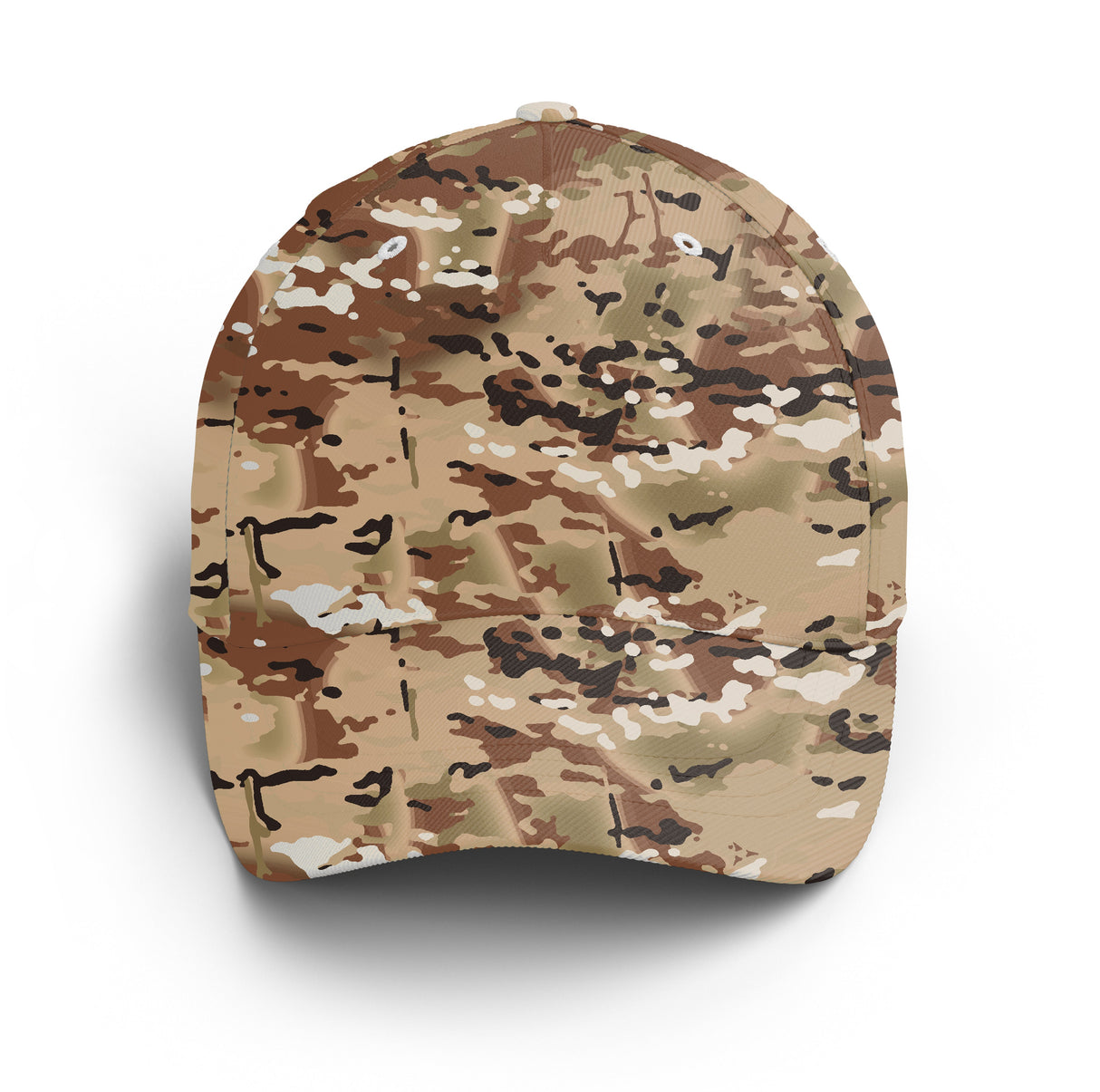 Casquette camouflage multicam désertique brun beige plaine sèche garrigue unisexe