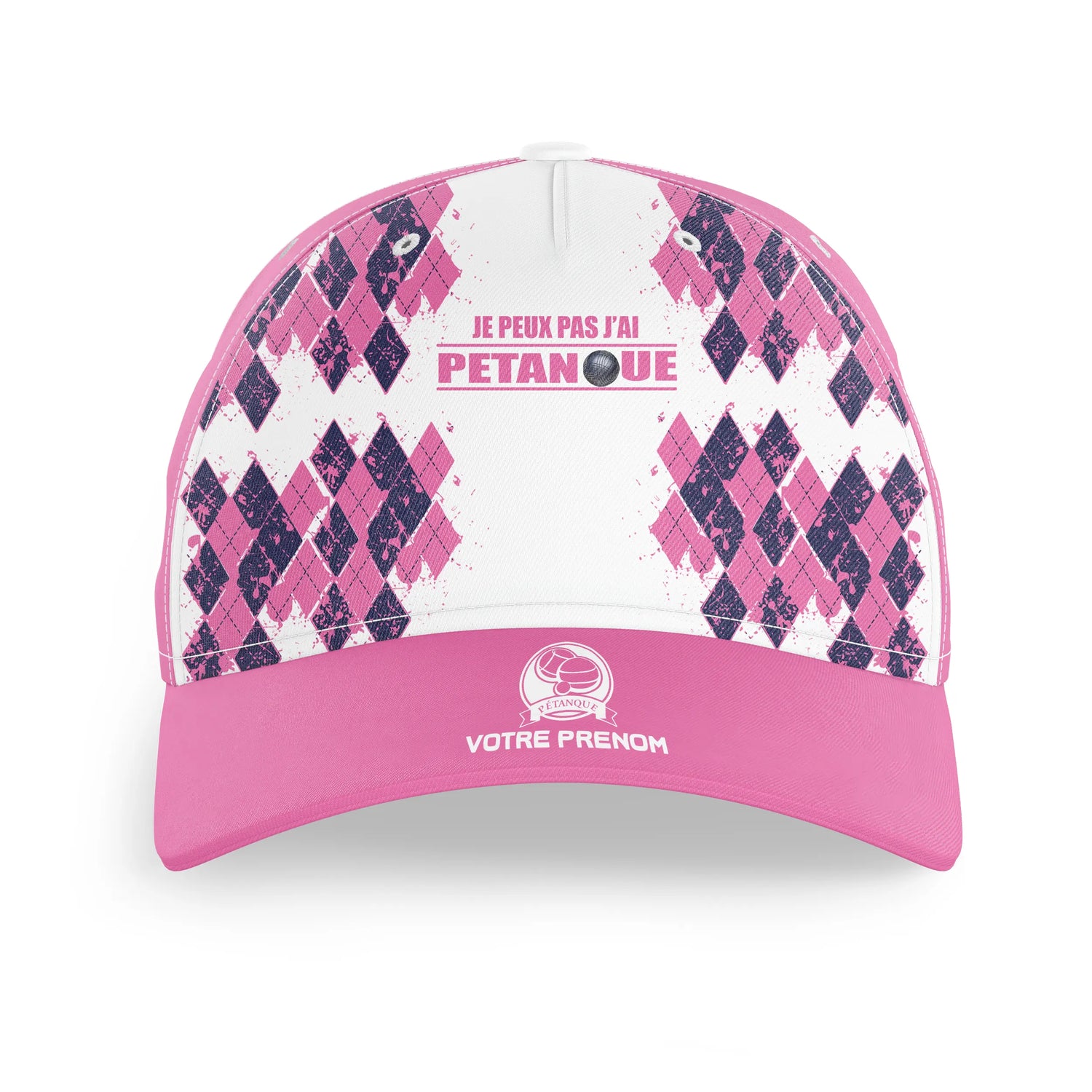 Polo Personnalisé Femme, Cadeau Humour Bouliste, Je Peux Pas J'ai Pétanque - AL24042403