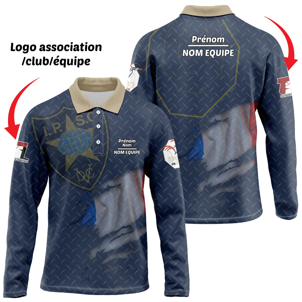 Maillot bowling personnalisé homme , variante coloris pour team et club