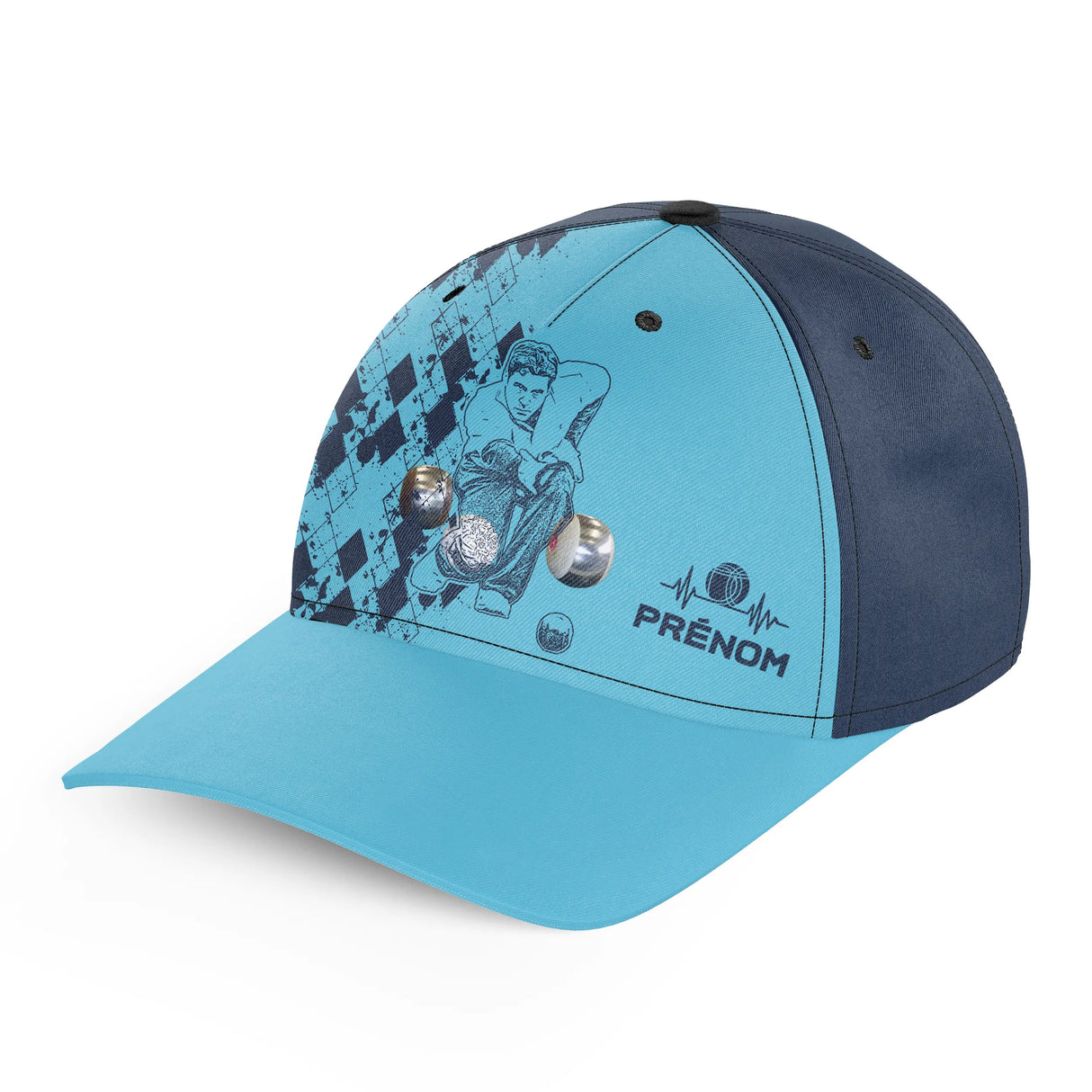 Casquette Performance Personnalisée Boule De Fort, Cadeau Original - CT28122343 - Bleu