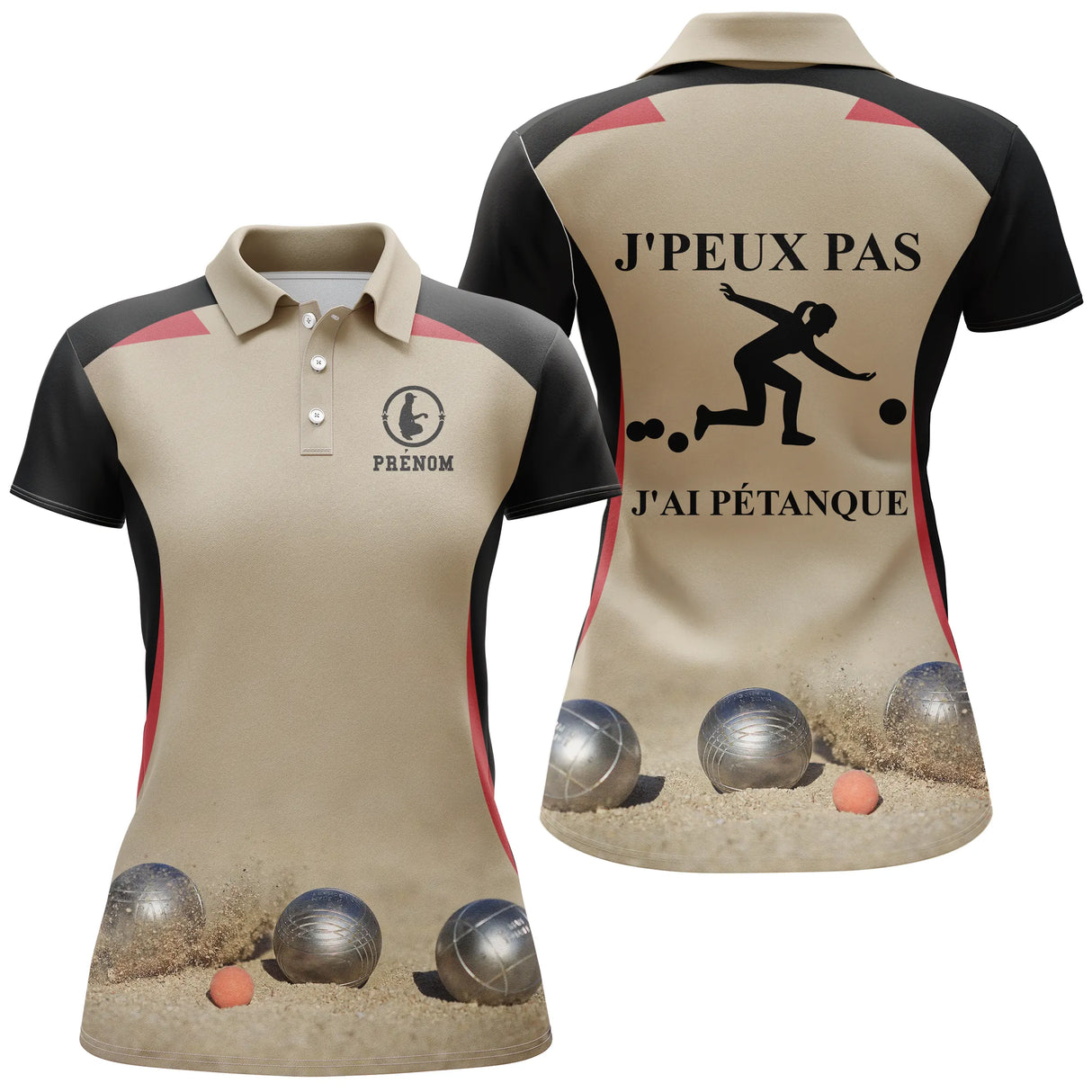 Maillot bowling personnalisé femme noir, variante coloris pour team et club