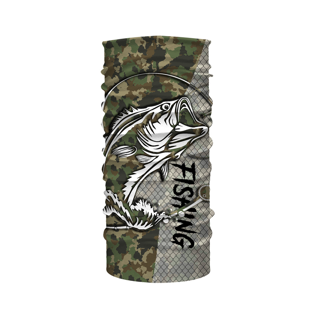 Bandana UV pêche bar camouflage Fishing variante