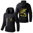 Veste Imperméable De Pêche, Pêche À La Carpe, Cadeau Personnalisé Carpiste - CT05092336 Noir