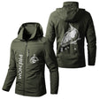 Veste Imperméable et Coupe-Vent Personnalisée - Carpiste, Cadeau Orignal Pêcheurs - CT05092357 Vert Armée