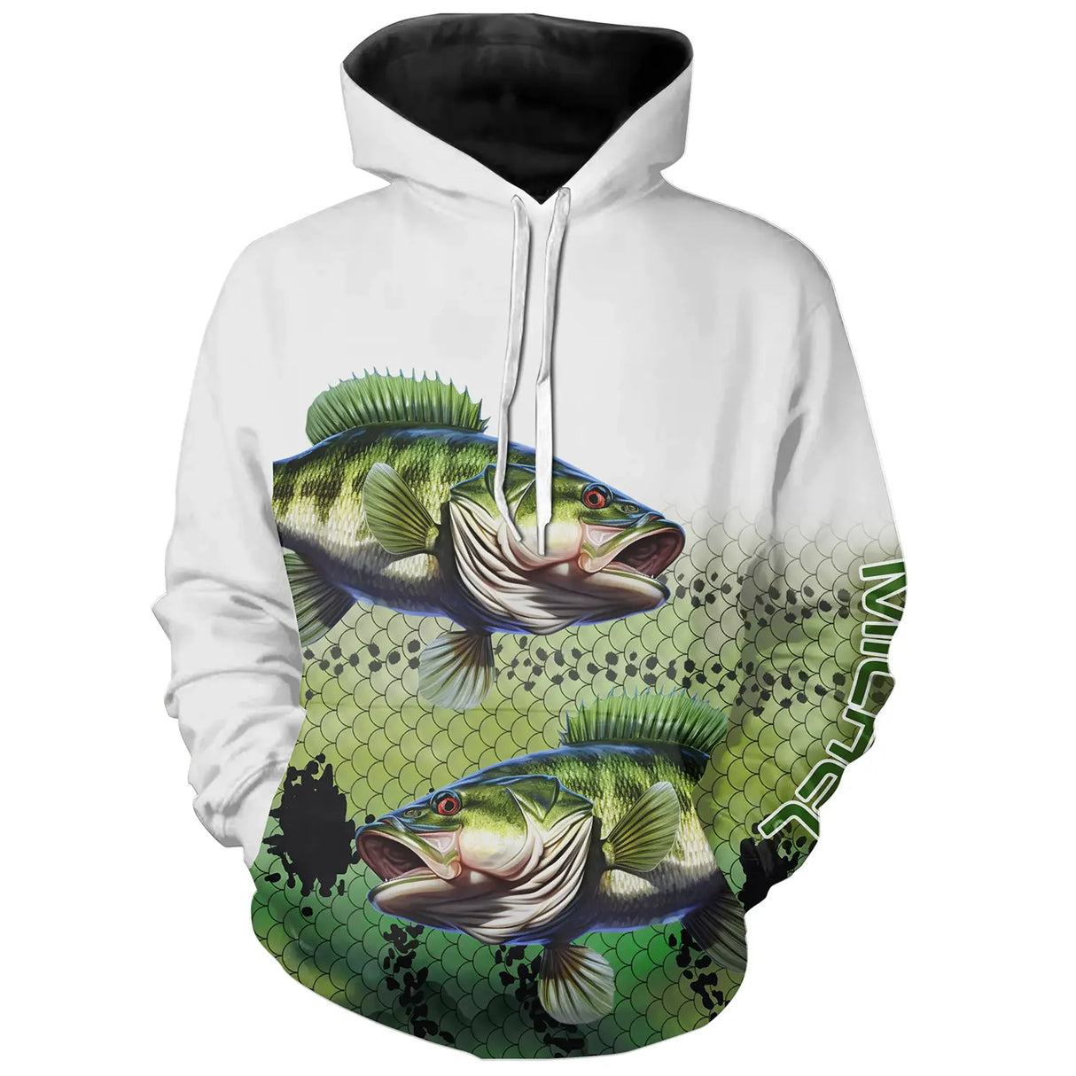 Polo zippé manches longues pêche bar double, tenue technique pour skipper et guide pêche personnalisée