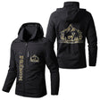 Veste Imperméable Et Coupe-Vent Chasse Au Cerf, Cadeau Personnalisé Chasseurs - CT07092352 Noir