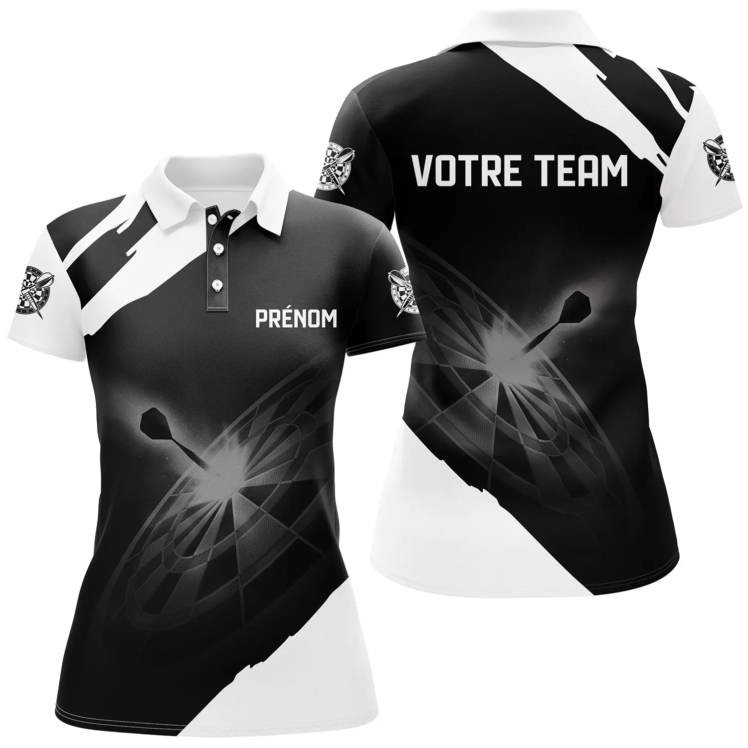 Polo Cosmic Strike - Éclat et Modernité pour Joueurs de Fléchettes Passionnés – AL08062449 - Polo Femme