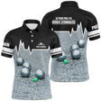 Polo Homme Et Femme Personnalisé, J'peux pas J'ai Boule Lyonnaise, Cadeau Humour Bouliste - CT09012436 - Polo Homme