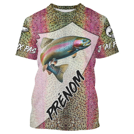 Pêche De La Truite, Cadeau Pêcheur, Passion Truite, Peau De La Truite, Personnaliser - VEPETR008 T-shirt All Over Col Rond Unisexe
