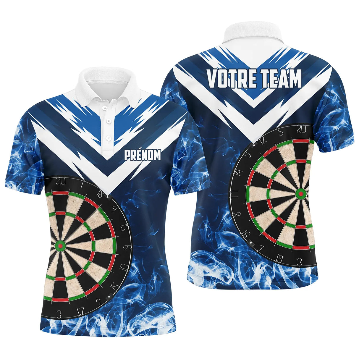 Polo "Éclair de Précision" - Maîtrisez le Jeu avec Style en Trois Couleurs Vibrantes - ALP12032473 - Polo Homme Bleu