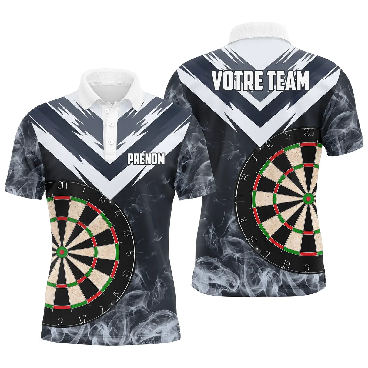 Polo "Éclair de Précision" - Maîtrisez le Jeu avec Style en Trois Couleurs Vibrantes - ALP12032473 - Polo Homme Marine