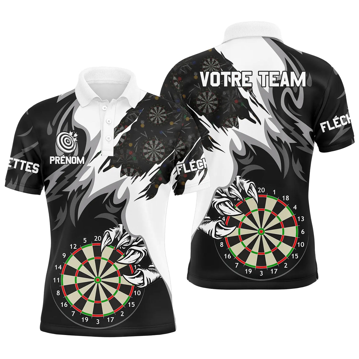 Polo "Griffe de Fléchettes" - Puissance et Précision en Un Seul Design - ALP12032476 - Polo Homme