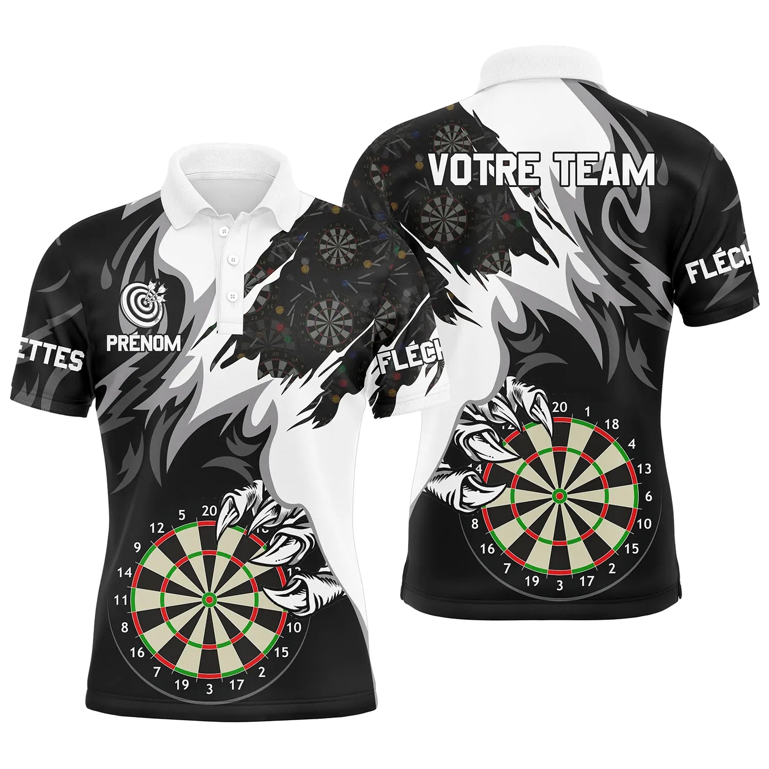 Polo "Griffe de Fléchettes" - Puissance et Précision en Un Seul Design - ALP12032476 - Polo Homme