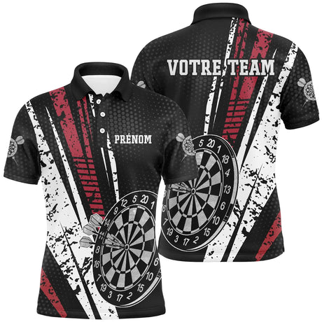Polo Sportif Darts Design – Style Urbain et Performance pour Joueurs de Fléchettes – Personnalisable – AL12062427 - Polo Homme