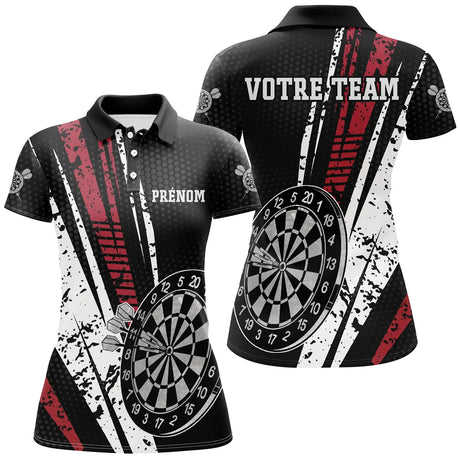 Polo Sportif Darts Design – Style Urbain et Performance pour Joueurs de Fléchettes – Personnalisable – AL12062427 - Polo Femme