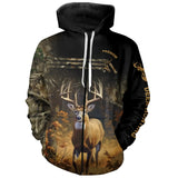 Vêtements Chasse Du Cerf, Deer Hunting, Cadeau Personnalisé Pour Chasseurs - CT18102304 Sweat Zippé All Over Unisexe