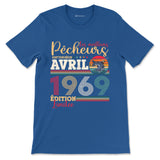 T-shirt Humour Pêcheur Homme Femme, T-shirt Drôle Pêche Du Silure, Les Meilleurs Pêcheurs, Cadeau Personnalisé - T-shirt Bleu