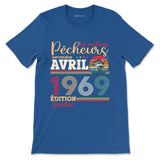 T-shirt Humour Pêcheur Homme Femme, T-shirt Drôle Pêche Du Saumon, Les Meilleurs Pêcheurs, Cadeau Personnalisé - T-shirt bleu
