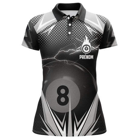 Polo De Billard Professionnel Personnalisé, Billes 8-Pool, Jeu De La 8 - CT28062338 Polo Femme