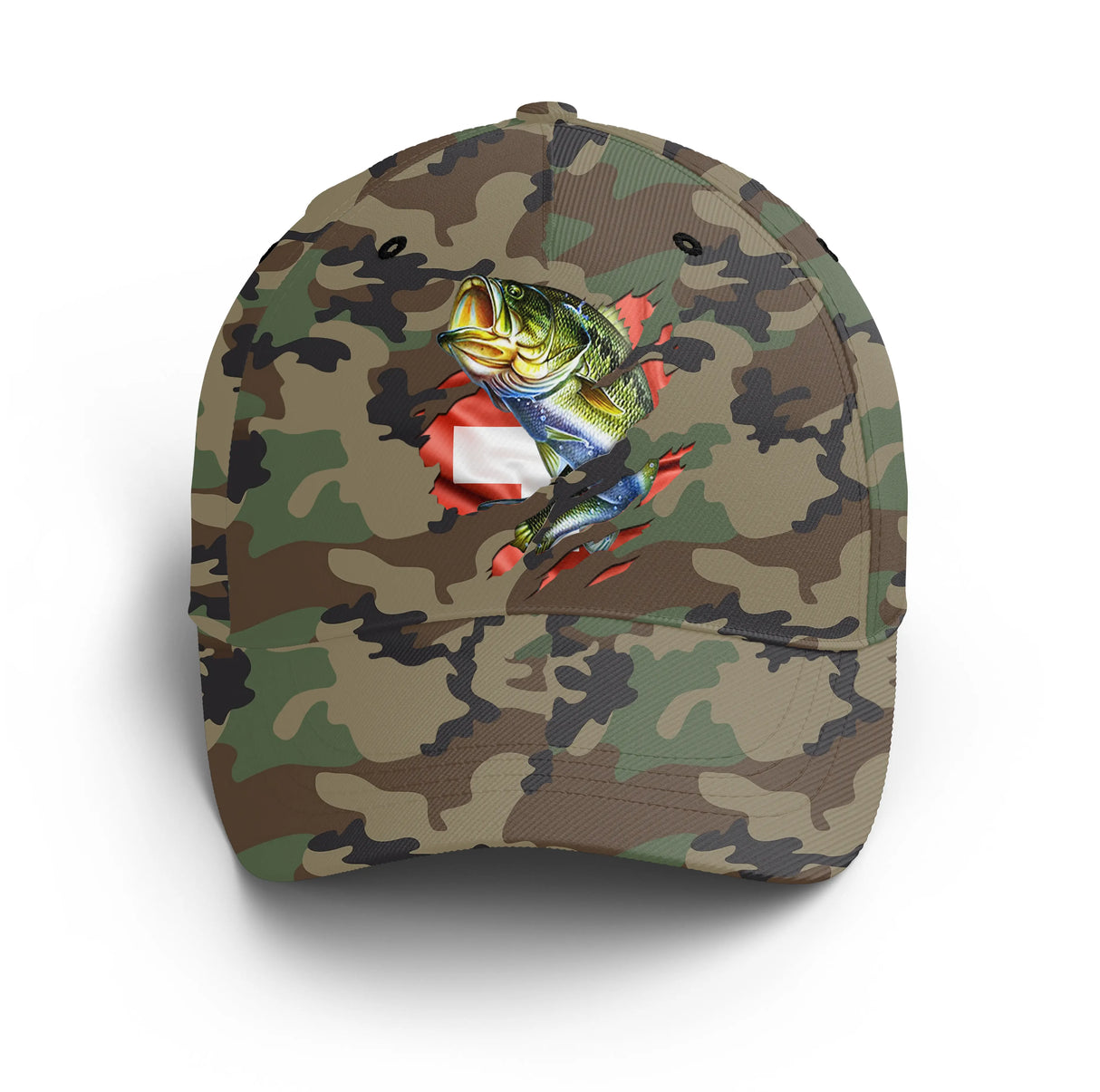 Casquette bar camouflage militaire Suisse bar stylisé croix blanche unisexe parcours