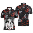 Polo Golf, Design Unique Motif Golfers - VĂȘtement Parfait pour PassionnĂ©s de Golf - CT04072314 Polo Homme