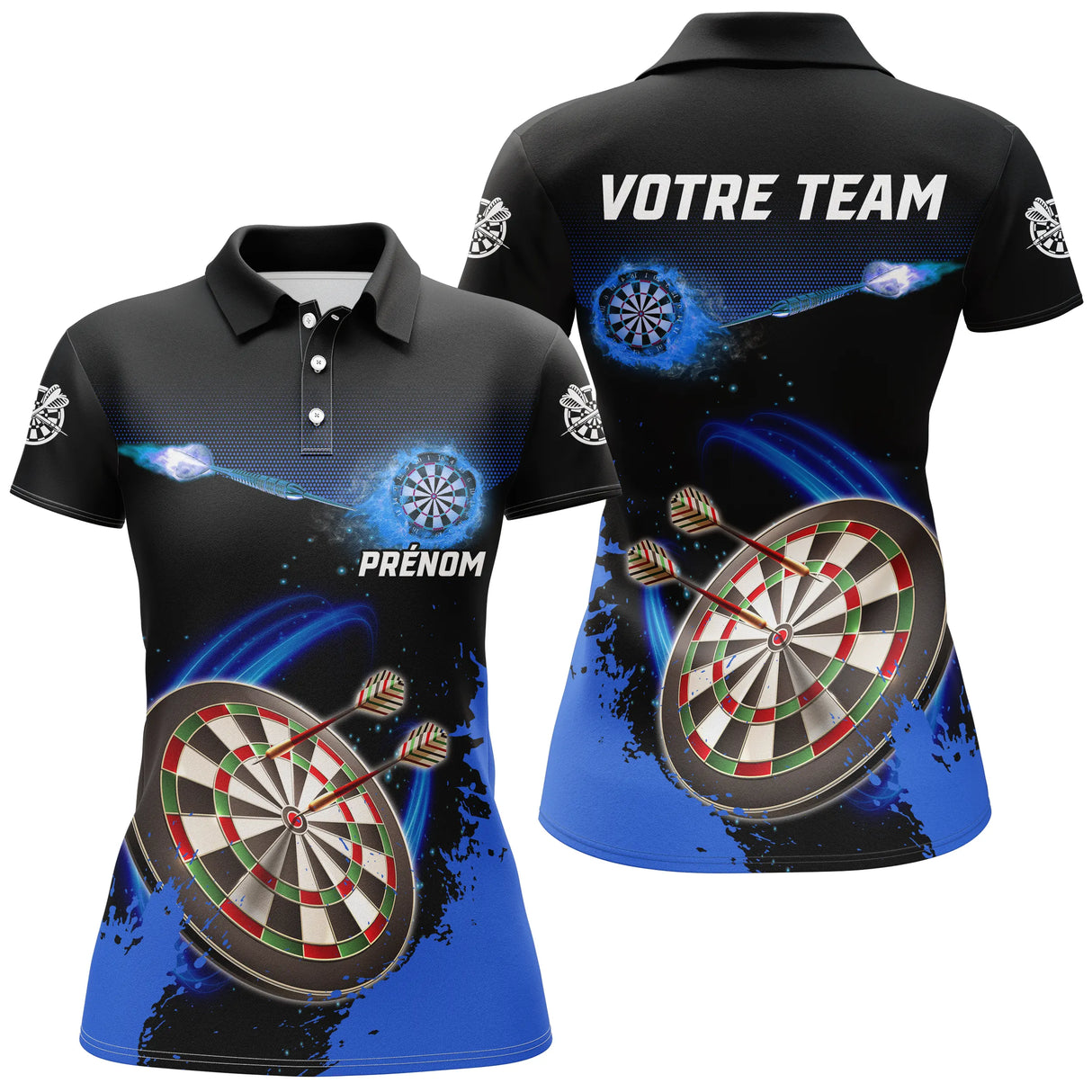 Maillot de Fléchettes Personnalisé Style Dynamique Confort Optimal - CT12032465 Polo Femme