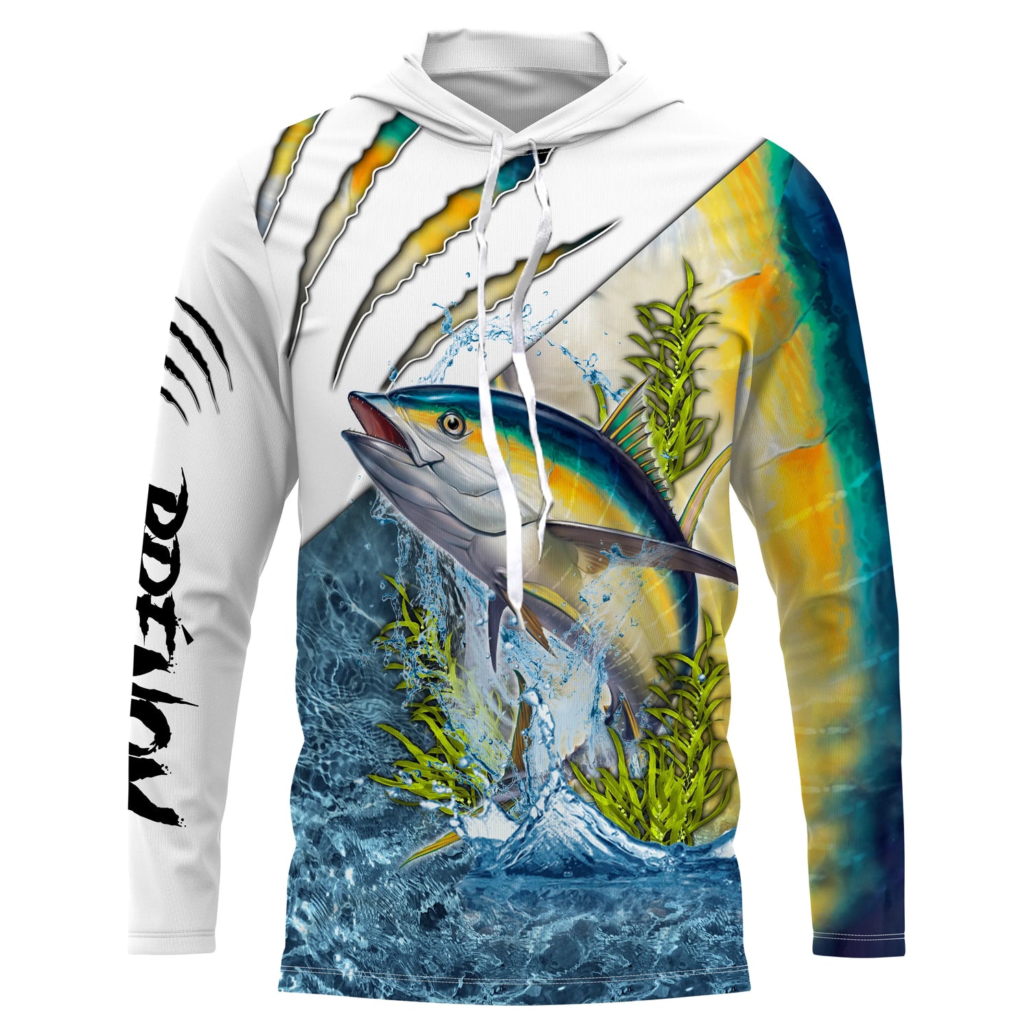 T-shirt, Sweat A Capuche, Maillot Protection UV PĂȘche Au Thon, Cadeau PersonnalisĂ© PĂȘcheur - CT21112223