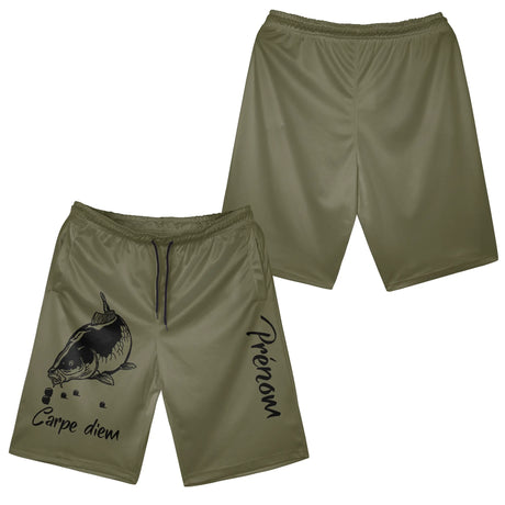 Short De Sport Olive Carpe Diem – Performance Et Style - A01072401SS1