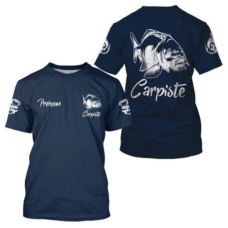 Pêche De La Carpe, Cadeau Original Pêcheur, Tee Shirt, Sweat A Capuche, Maillot Anti UV Personnalisé Pour La Pêche - CT02022402 - Tee shirt all over