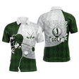 Alpenext Polo de Golf, Polo de Sport Manches Longues Homme Femme, Vert ForĂȘt, Motif Balle de Golf, Golfeur, Golfeuse, J'peux Pas, J'ai Golf - CT03062227 - Polo Homme
