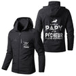 Veste Imperméable et Coupe-Vent - Je Suis Un Papy Pêcheur, Cadeau Humour Grand-père - CT05092351 Noir