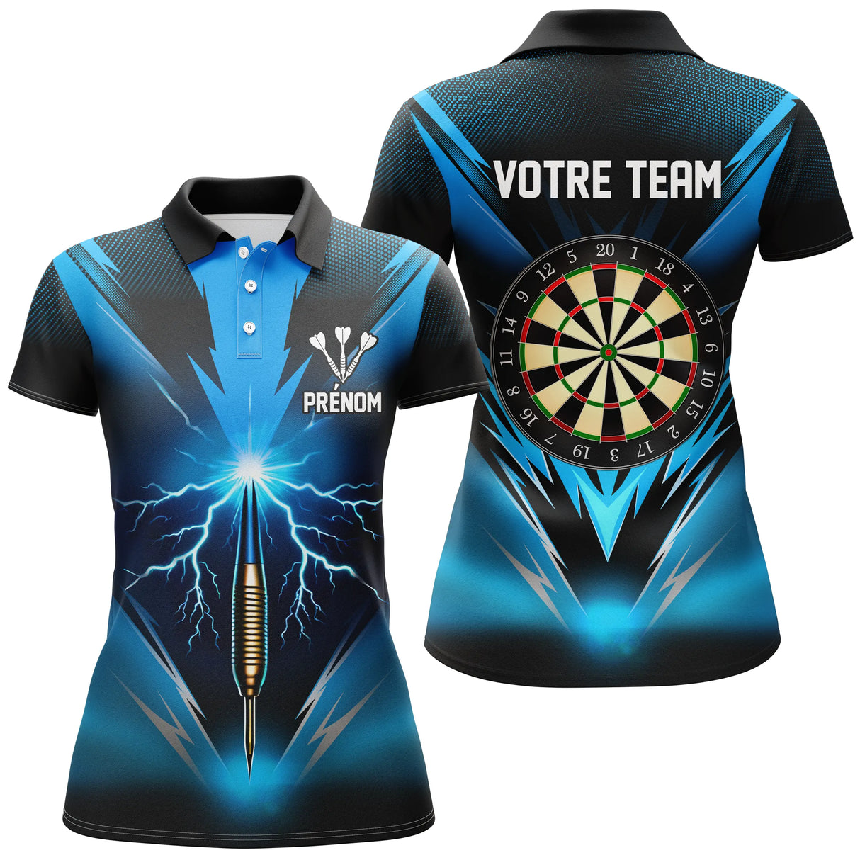 Polo Thunder Strike Darts - Énergie et Précision pour Joueurs de Fléchettes – AL08062446 - Polo Femme