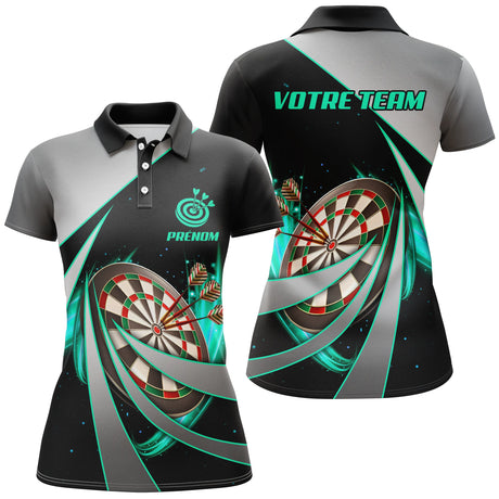 Polo Galactic Darts Master - Style Futuriste pour Joueurs de Fléchettes Engagés – AL08062447 - Polo Femme