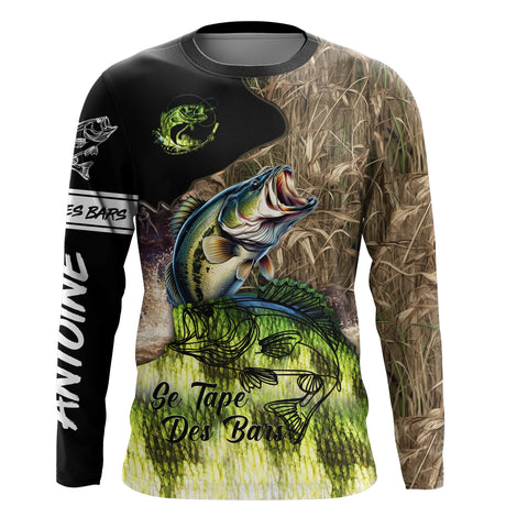 Pêche du Bar, Cadeau Personnalisé Pêcheur, Original et Confort en Toute Saison - CT30062233 Anti UV T-shirt Manches Longues Unisexe